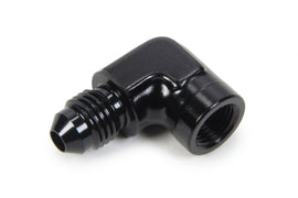TRIPLE X RACE COMPONENTS HF-34941-BLK Gauge Adapter 90 Degree #4 Male x 1/8 NTP Female