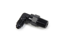 Load image into Gallery viewer, TRIPLE X RACE COMPONENTS HF-93042-BLK AN to NPT Swivel 90 Deg #4 x 1/4