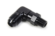 Load image into Gallery viewer, TRIPLE X RACE COMPONENTS HF-93082-BLK AN to NPT Swivel 90 Deg #8 x 1/4