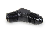 TRIPLE X RACE COMPONENTS HF-94041-BLK AN to NPT 45 Degree #4 x 1/8
