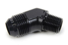 Load image into Gallery viewer, TRIPLE X RACE COMPONENTS HF-94124-BLK AN to NPT 45 Degree #12 x 1/2