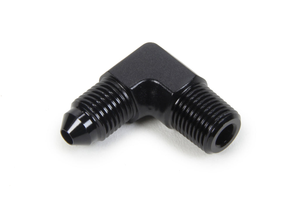TRIPLE X RACE COMPONENTS HF-99031-BLK AN to NPT 90 Degree #3 x 1/8