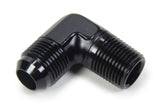 TRIPLE X RACE COMPONENTS HF-99104-BLK AN to NPT 90 Degree #10 x 1/2