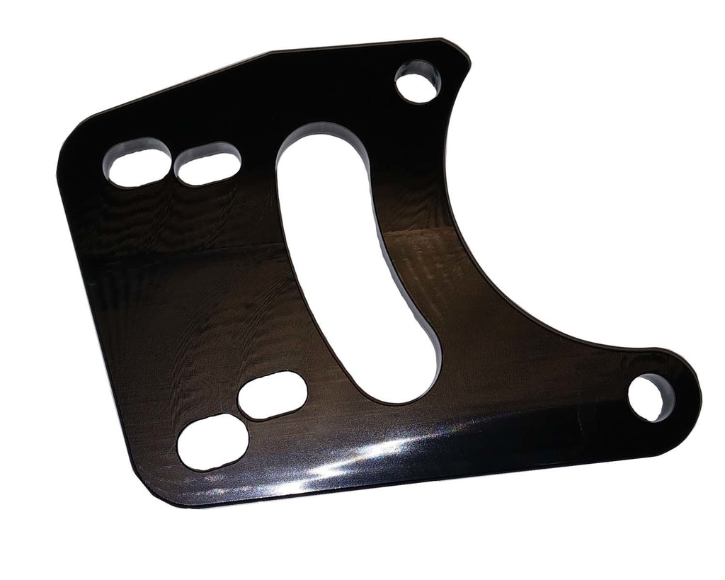 TRIPLE X RACE COMPONENTS KT-BK-3882BLK Triple X Race Components Champ Kart Rear Brake Caliper Bracket - Black (Part KT-BK-3882BLK)