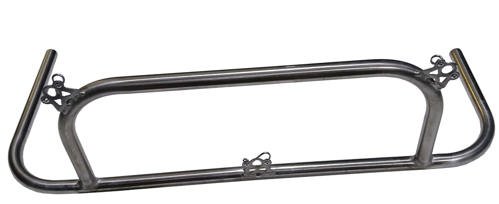 TRIPLE X RACE COMPONENTS KT-BN-0003 TRIPLE X RACE COMPONENTS Champ Kart Left Nerf in Stainless Steel – Part Number KT-BN-0003