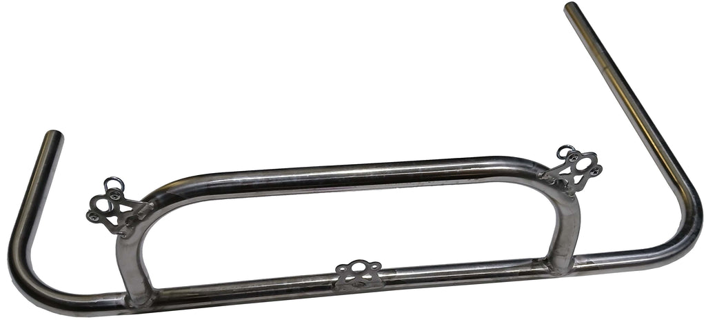 TRIPLE X RACE COMPONENTS KT-BN-0004 Triple X Race Components Champ Kart Right Nerf Bar Stainless Steel KT-BN-0004