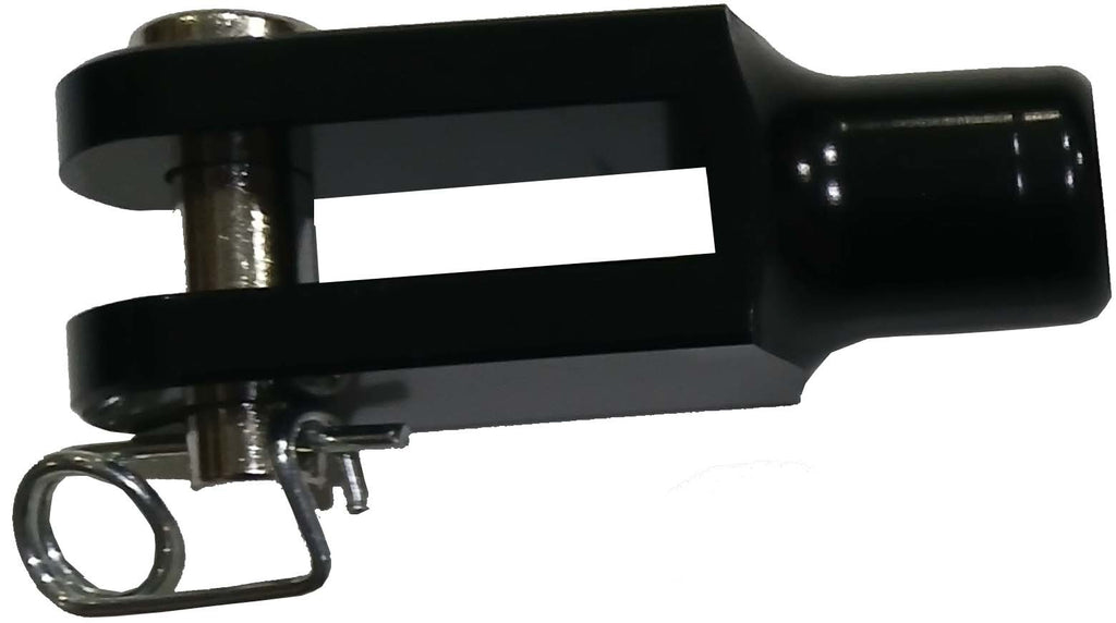 TRIPLE X RACE COMPONENTS KT-CH-1663BLK Triple X Race Components Champ Kart 1/4in Female Clevis (Complete) Black - Part Number KT-CH-1663BLK