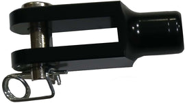 TRIPLE X RACE COMPONENTS KT-CH-1663BLK Triple X Race Components Champ Kart 1/4in Female Clevis (Complete) Black - Part Number KT-CH-1663BLK