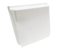 TRIPLE X RACE COMPONENTS MID-BW-5448 Midget Dash Inside The Rail White