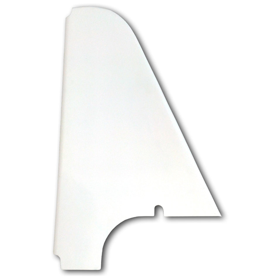 TRIPLE X RACE COMPONENTS SC-BW-1905 LH Arm Guard Sprint Car White Non-Safety Cage