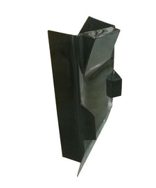 TRIPLE X RACE COMPONENTS SC-BW-6447-BLK Dual Duct Inside Rail Dash Black