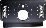 TRIPLE X RACE COMPONENTS SC-EG-0231BLK Sprint Car Rear Motor Plate Long Black