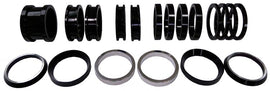 TRIPLE X RACE COMPONENTS SC-SU-9947 Axle Spacer Kit 19pcs Black For Both Sides