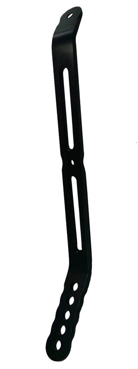 TRIPLE X RACE COMPONENTS SC-TW-0030BLK Nose Wing Rear Strap Bent To Side Board Black