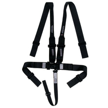 Load image into Gallery viewer, ULTRA SHIELD HB22001H Harness 5pt Black HANS Shoulder 3in Pull-Down