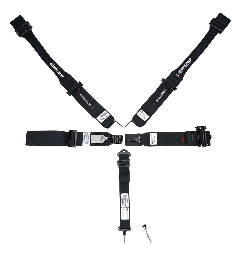 ULTRA SHIELD HB22051H Harness 5pt HANS Shldr Left Side Ratchet L&L