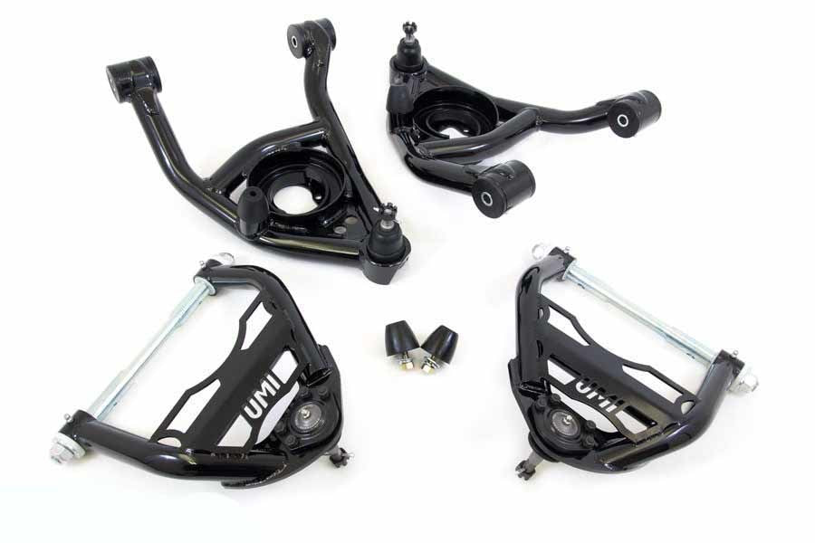 UMI PERFORMANCE 403133-B 64-72 GM A-Body Tubular Up & Low Front A-Arm Kit