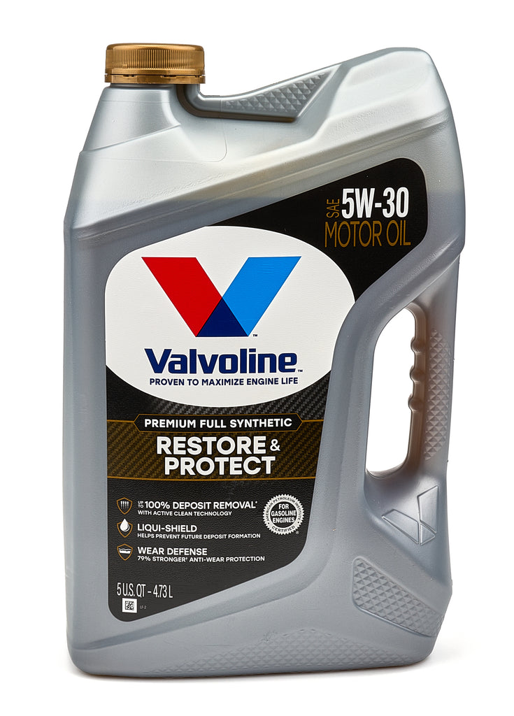 VALVOLINE 904566-C Valvoline 904566-C 5W30 Synthetic Motor Oil – Restore & Protect, 5 Quart Jug
