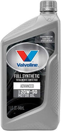 VALVOLINE VV945 Valvoline 20W50 SAE Street Oil Full Synthetic - 1 Quart Bottle