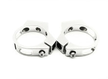 Load image into Gallery viewer, VAPOR TRAPPER BC25SIL-2 Vapor Trapper Billet Clamp 2.5 inch Silver Pair - Durable Aluminum Fuel Filter Clamp