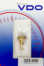 VDO 323-420 250f Temp Sender1/4-18np