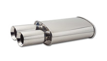 Load image into Gallery viewer, VIBRANT PERFORMANCE 1040 STREETPOWER Oval Muffler w/ Dual 3.5in Round Tip