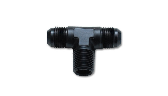 VIBRANT PERFORMANCE 10461 Male Flare to Pipe Tee Adapter Fitting -4AN