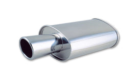 VIBRANT PERFORMANCE 1046 STREETPOWER Oval Muffler w/ 4in Round Angle Cut