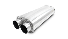 VIBRANT PERFORMANCE 10539 STREETPOWER Oval Muffler 3in Inlet/Outlet