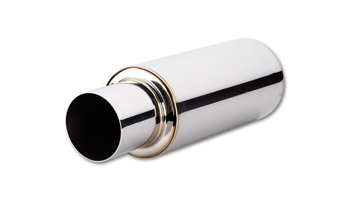 VIBRANT PERFORMANCE 1057 TPV TURBO Muffler w/ 4in Round Straight Cut Tip