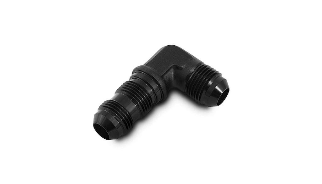 VIBRANT PERFORMANCE 10609 Vibrant Performance 10609 4AN 90 Degree Black Bulkhead Fitting for Automotive Applications