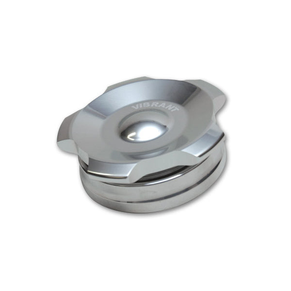 VIBRANT PERFORMANCE 11290 Polished Alum. Fill Cap w/Alum. Weld Bung 2in