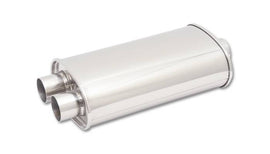 VIBRANT PERFORMANCE 1136 STREETPOWER Oval Muffler 3in Inlet x 3in Dual Out