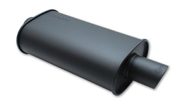 VIBRANT PERFORMANCE 1147 STREETPOWER FLAT BLACK O val Muffler 3in inlet