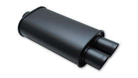 VIBRANT PERFORMANCE 1149 STREETPOWER FLAT BLACK O val Muffler w/Dual Tips