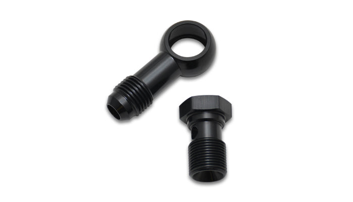 VIBRANT PERFORMANCE 11576 Single Male Banjo Adaptr Bolt 9/16-24 to -6AN