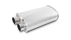 VIBRANT PERFORMANCE 1159 STREETPOWER Oval Muffler 2.50in Inlet/Outlet