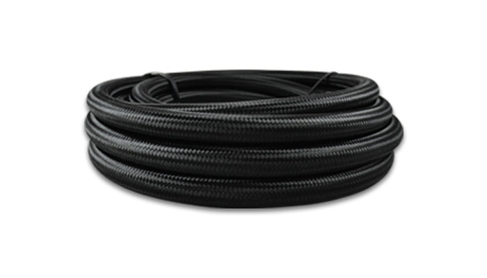 VIBRANT PERFORMANCE 11982 20ft Roll -12 Black Nylo n Braid Flex Hose