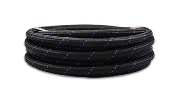 VIBRANT PERFORMANCE 11992B 5ft Roll -12 Black Blue Nylon Braided Flex Hose