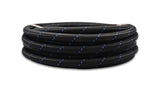 VIBRANT PERFORMANCE 11992B 5ft Roll -12 Black Blue Nylon Braided Flex Hose