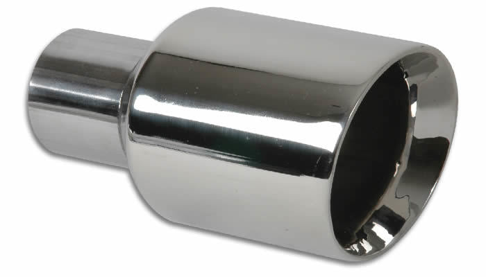 VIBRANT PERFORMANCE 1226 3.5in Round Stainless St eel Tip Double Wall Ang