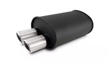 Load image into Gallery viewer, VIBRANT PERFORMANCE 12315 Streetpower Flat Black Oval Muffler 2.5in Inlet
