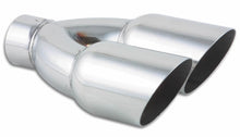 Load image into Gallery viewer, VIBRANT PERFORMANCE 1333 Dual 3.5in Round Stainle ss Steel Tips Single Wal