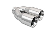 Load image into Gallery viewer, VIBRANT PERFORMANCE 1339 Dual 3.5in Round Stain less Tips 2.5in Inlet