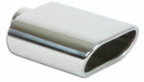 VIBRANT PERFORMANCE 1405 5.5in x 3in Oval Stainle ss Steel Tip Single Wall