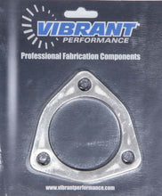 Load image into Gallery viewer, VIBRANT PERFORMANCE 1482S 3-Bolt Stainless Steel Exhaust Flange 2.5in