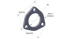 Load image into Gallery viewer, VIBRANT PERFORMANCE 1483S 3-Bolt Stainless Steel Exhaust Flange 3in.