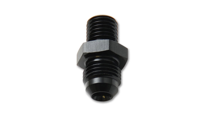 VIBRANT PERFORMANCE 16646 Vibrant Performance 16646 Straight Adapter Fitting, -12 AN Male to 22 mm x 1.50 Male, Black Anodized Aluminum