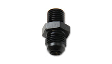 Load image into Gallery viewer, VIBRANT PERFORMANCE 16646 Vibrant Performance 16646 Straight Adapter Fitting, -12 AN Male to 22 mm x 1.50 Male, Black Anodized Aluminum