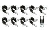 VIBRANT PERFORMANCE 17190 Cushion Clamp for 1/4in (-4AN) Hose - Pack of 10